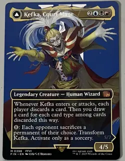 MTG Final Fantasy Kefka, Court Mage Legendary Creature MYTHIC REGULAR #0398 - Image 1