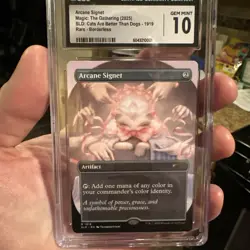 Arcane Signet 1919 Secret Lair Cats Are Better Than Dogs Rare CGC 10 🔥 - Image 1