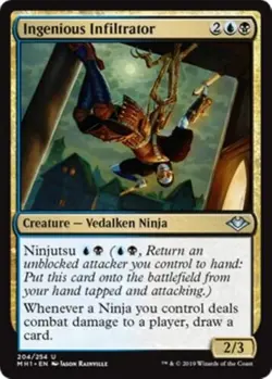 MTG ~ Ingenious Infiltrator ~ Modern Horizons ~ Near Mint - Image 1