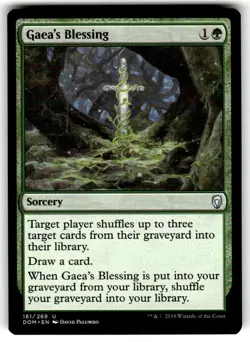 Gaea's Blessing (161) MTG Magic the Gathering Dominaria English - Image 1
