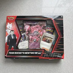 Destined Rivals Pokemon TCG Team Rockets Mewtwo EX Box Sealed In Hand - Image 1