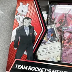 Destined Rivals Pokemon TCG Team Rockets Mewtwo EX Box Sealed In Hand - Image 2