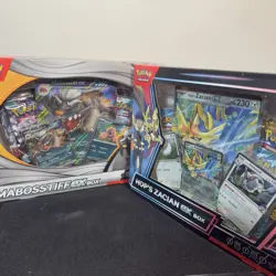 Pokemon Hops Zacian & Mobosstiff Ex Boxes Sealed - Image 1
