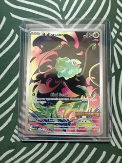 Bulbasaur Mega Evolution 133/132 Black Star Promo Stamped Pokemon TCG - Image 1