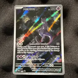 Pokemon TCG Mewtwo 052 Black Star Promo Sv: Scarlet & Violet Holo Rare - NM - Image 1