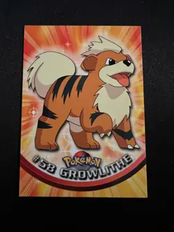 Growlithe Topps Series #58 Non-Holo 1999 Near Mint Pokemon - Image 1