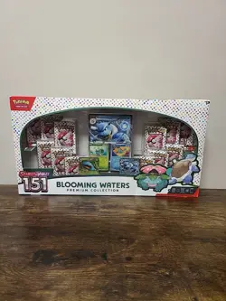 Pokemon Scarlet & Violet 151 Blooming Waters Premium Collection Box Sealed N3 - Image 1