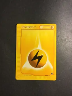2002 Pokemon Expedition Base Set Energy Lightning 163 /165 - Image 1