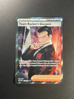 Team Rocket's Giovanni 2025 Scarlet & Violet: Destined Rivals 225/182 UR Pokemon - Image 1