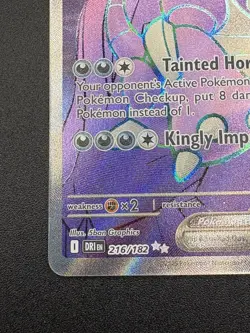 Pokemon TCG Team Rockets Nidoking EX 216/182 - Image 4