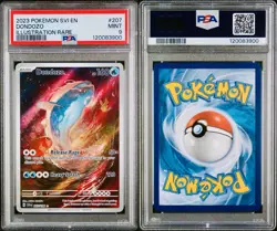 POKEMON PSA 9 DONDOZO ILLUSTRATION RARE 207/198 SCARLET e VIOLET ENGL 2023! - Image 3