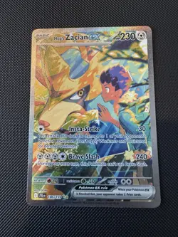 Pokemon TCG Hop’s Zacian EX 186/159 Journey Together Ultra Rare - Image 1