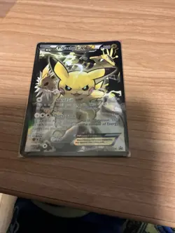 Pokemon TCG Pikachu EX XY124 Black Star Promo 2016 LP Condition - Image 1