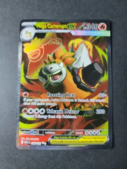 Mega Camerupt ex (Full Art) 156/132 Ultra Rare Pokemon Mega Evolution - Image 1
