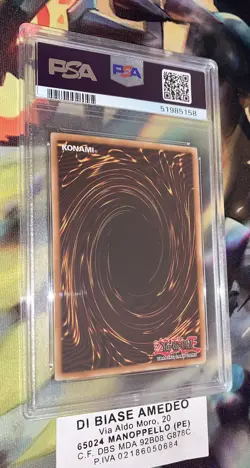 YU GI OH PSA 7 NUMBER 107:GALAXY-EYES TACHYON DRAGON LTGY-EN044 1st GHOST RARE! - Image 3