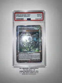 YU GI OH PSA 6 STARDUST DRAGON TN23-EN016 25th ENGLISH YU GI OH 2023! - Image 3