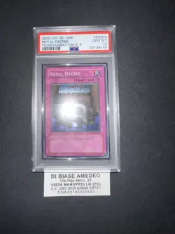 YU GI OH PSA 10 ROYAL DECREE TP6-EN004 TOURNAMENT PACK 6 ENGLISH 2005! - Image 2