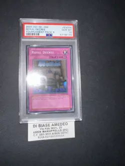 YU GI OH PSA 10 ROYAL DECREE TP6-EN004 TOURNAMENT PACK 6 ENGLISH 2005! - Image 3