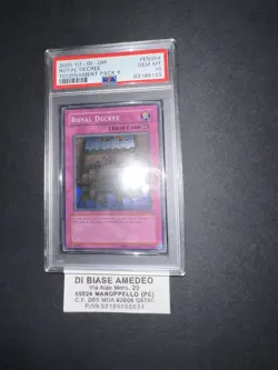 YU GI OH PSA 10 ROYAL DECREE TP6-EN004 TOURNAMENT PACK 6 ENGLISH 2005! - Image 4