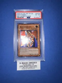 YU GI OH PSA 6 KING’S KNIGHT EEN-EN006 1st FIRST EDITION ULTIMATE RARE ENGLISH - Image 3