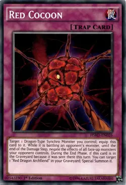 Yugioh! Red Cocoon C 1st Edition HSRD-EN026 (LIGHTLY PLAYED) - Image 1