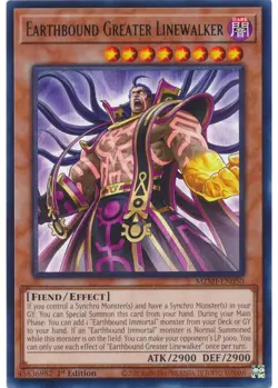 Yugioh - Earthbound Greater Linewalker (Rare) (1st Edition) - MZMI-EN050 P - Image 1