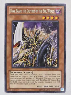 Dark Blade the Captain of the Evil World - ORCS-EN034 - Order of Chaos - Yugioh - Image 1