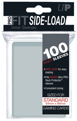 100 Ultra PRO Fit Standard Size Side Load Card Inner Sleeve Double 64x89 Perfect - Image 4