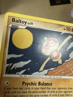 Pokemon TCG Baltoy Great Encounters 60/106 Regular Common Card MP - Image 2
