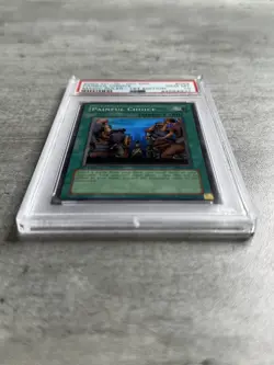Yugioh Card 1st Ed Painful Choice Super R PSA 10 Gem Magic Ruler MRL-049 2002 (1 - Image 3