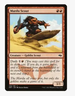 Mardu Scout | Fate Reforged FRF | Goblin Scout Dash | MTG Magic Card | LP-NM - Image 1