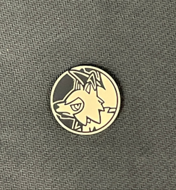 1x Lycanroc Coin Pokemon Card TCG Collector Coins - Image 1