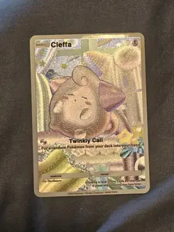 Cleffa Promo A Pokemon TCG Pocket Textured Fanart Card - Image 2