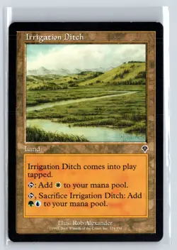 IRRIGATION DITCH - MTG Magic the Gathering Card - Invasion - Common - Image 1