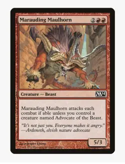 Marauding Maulhorn | Magic 2014 M14 | Beast | MTG Magic Card | LP-NM - Image 1