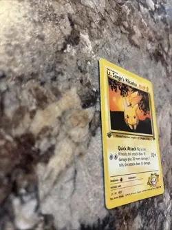 Pokemon TCG Gym Challenge Lt. Surge's Pikachu Card 84/132 1st Edition - Image 3