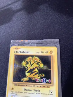 Electabuzz 41/108 Toys R Us Stamped Promo Swirl Pokemon Evolutions Card (SEALED) - Image 2