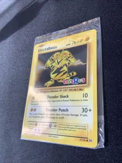 Electabuzz 41/108 Toys R Us Stamped Promo Swirl Pokemon Evolutions Card (SEALED) - Image 4