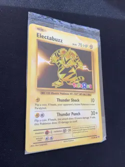 Electabuzz 41/108 Toys R Us Stamped Promo Swirl Pokemon Evolutions Card (SEALED) - Image 5