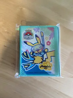 2024 Honolulu Pokemon World Championships Competitor Card Sleeves | New - Image 1