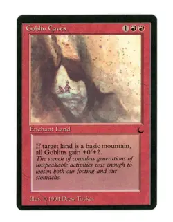 Goblin Caves - Magic the Gathering MTG - The Dark NM 1994 Vintage - Image 1