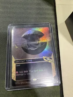 MTG - Edge of Eternities - Ancient Tomb (Borderless) #0001 - Near Mint Foil - Image 1