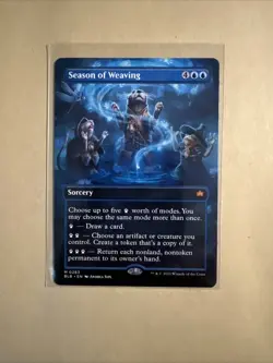 MTG Season of Weaving BLB 0283 M NM Regular Borderless - Image 2