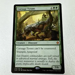 MTG - Carnage Tyrant - Ixalan #179/279 Regular Mythic NM MTG - Image 1