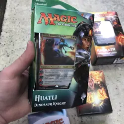 Lot Of 3 Sealed MTG Decks & 2 Open Ixalan Huatli - Planeswalker Angrath Jace Ral - Image 2