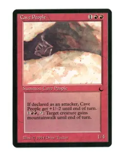 Cave People - Magic the Gathering MTG - The Dark NM 1994 VIntage - Image 1