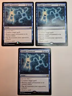 MTG - Cryptic Command x3 - 043 - Modern Masters 2015 (MM2) - 2x NM + 1x LP - Image 1