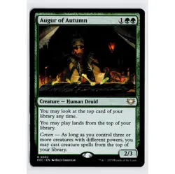 AUGUR OF AUTUMN mtg NM-M Commander: Edge of Eternities 1 Rare - Image 1
