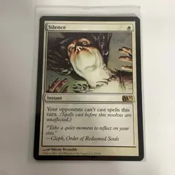 MTG Magic The Gathering Silence 30/249 M11 Rare M/NM - Image 1