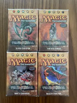 MTG Theme Deck Time Spiral Lot Sliver Evolution Fungus Reality Crusaders SEALED! - Image 1